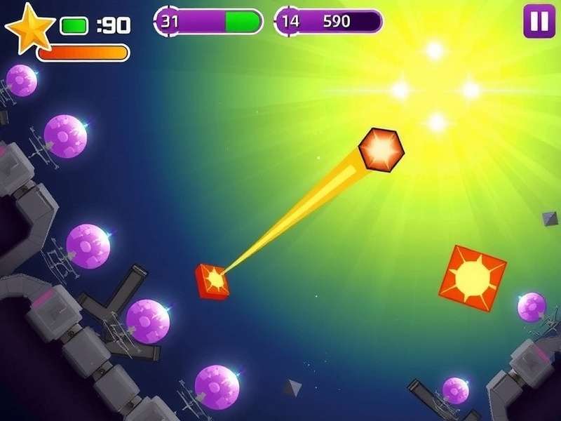 Cosmic Defenders Gameplay Screenshot
